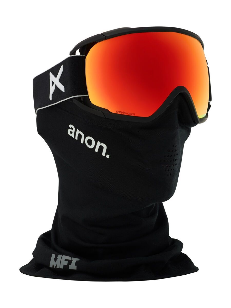 Anon Circuit MFI, black/Lens: sonar red - Bild 1
