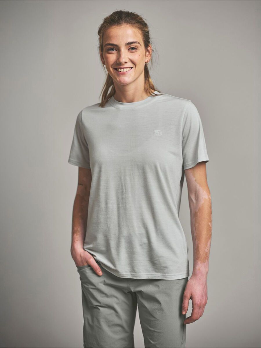 Ortovox 150 Merino Cool Logo Staple TS W, grey ice - Bild 3