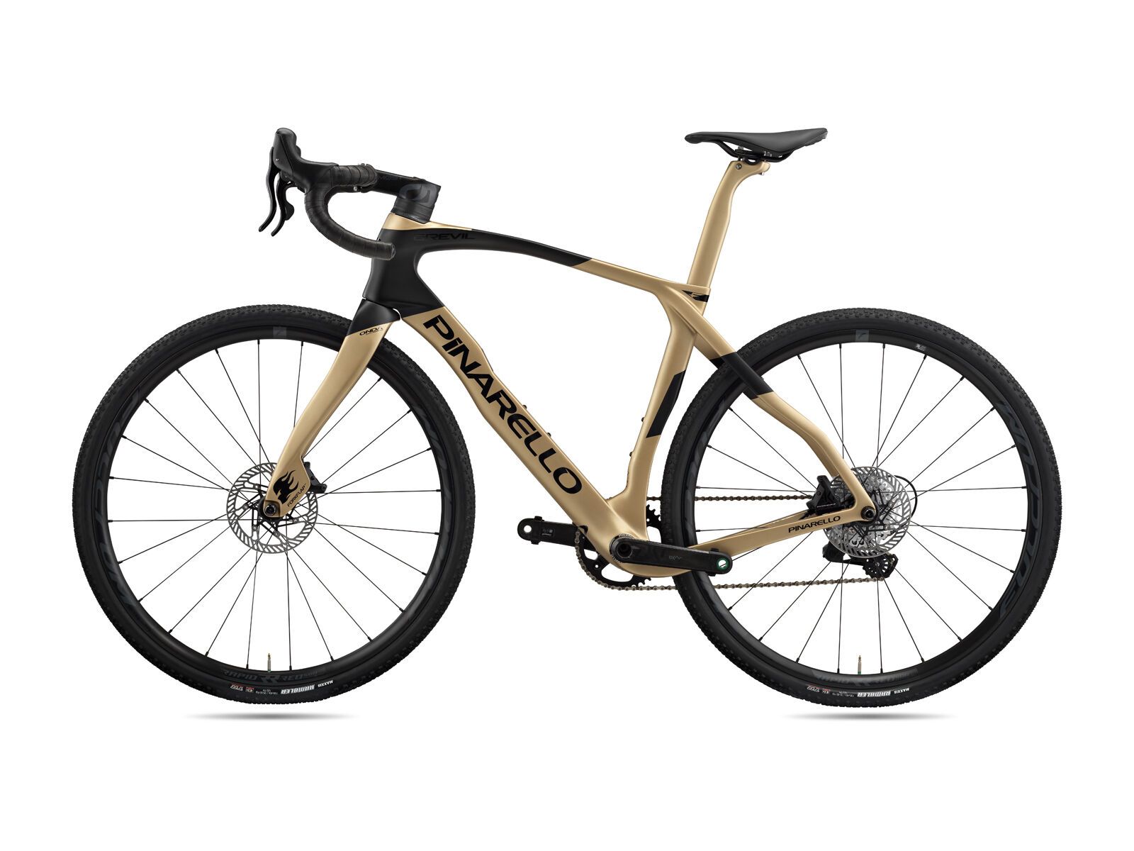 Pinarello Grevil F Ekar 1x13  / Fulcrum Rapid Red 500 DB - 700C, champagne - Bild 4