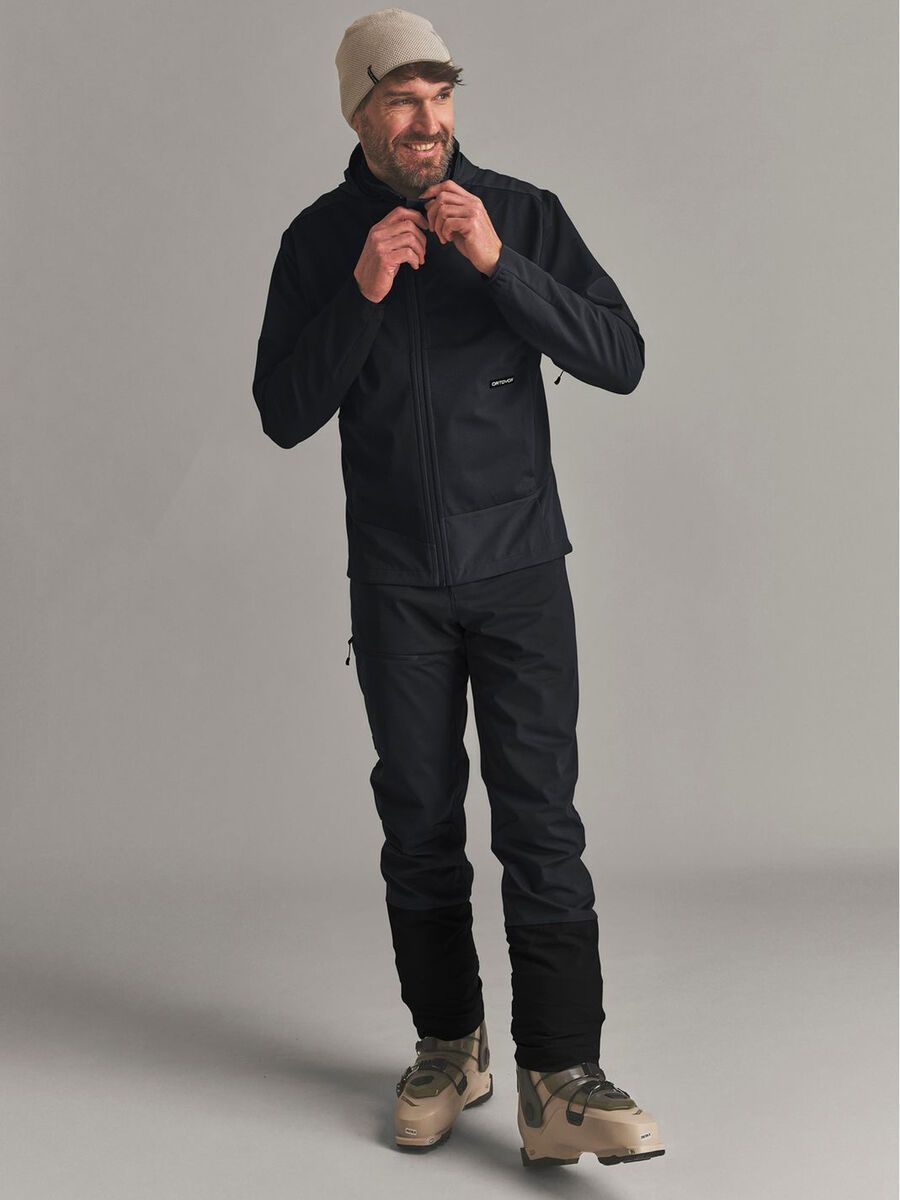 Ortovox Ortler Softshell Plus Jacket M, black raven - Bild 4