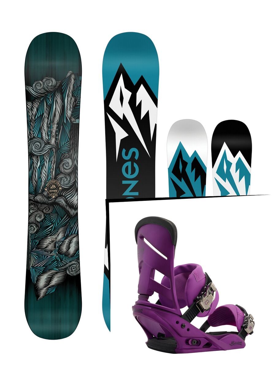Set: Jones Mountain Twin 2016 + Burton Mission (1191287S) - Bild 1