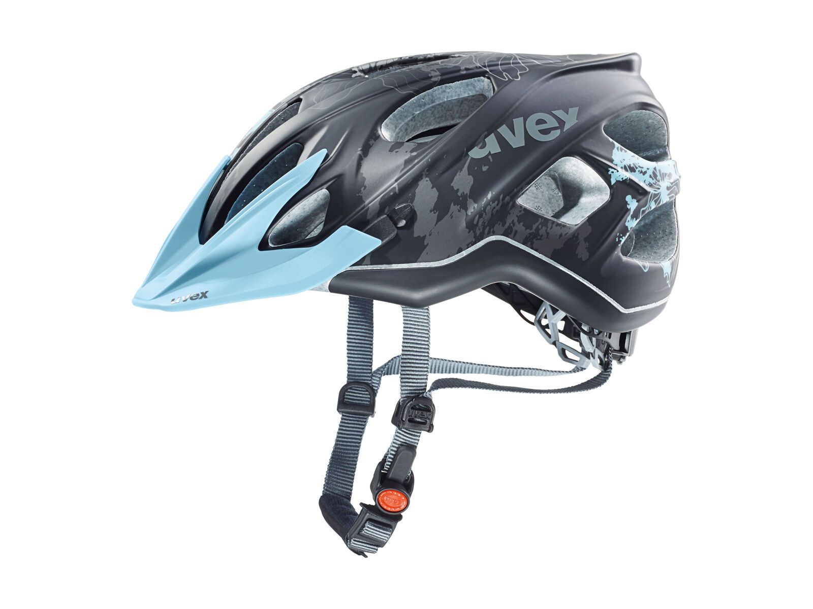 uvex Stiva CC, black-flower blue mt - Bild 1