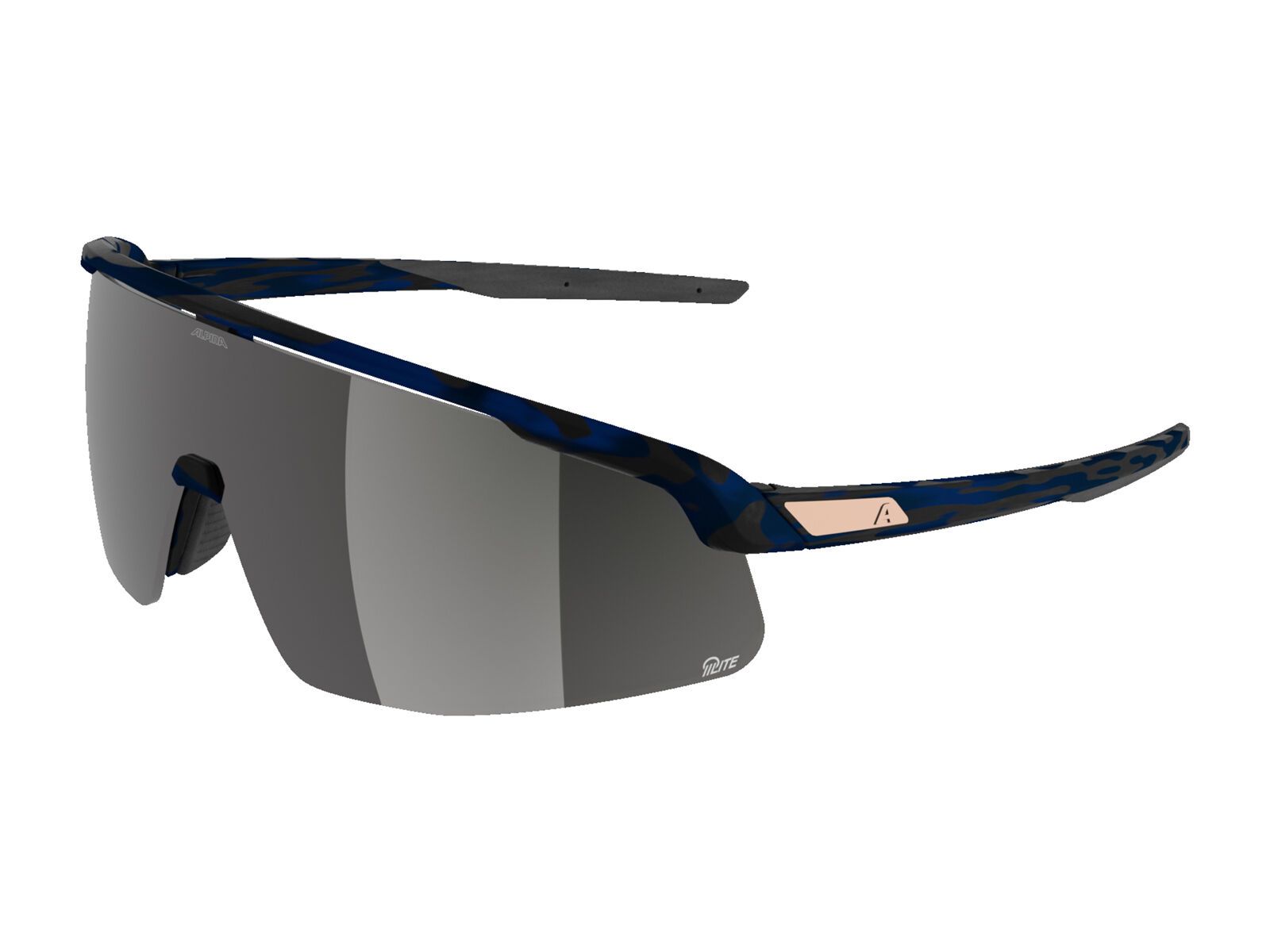 Alpina Turbo Pro Q-Lite, Silver Mirror / havana-black-blue matt - Bild 1