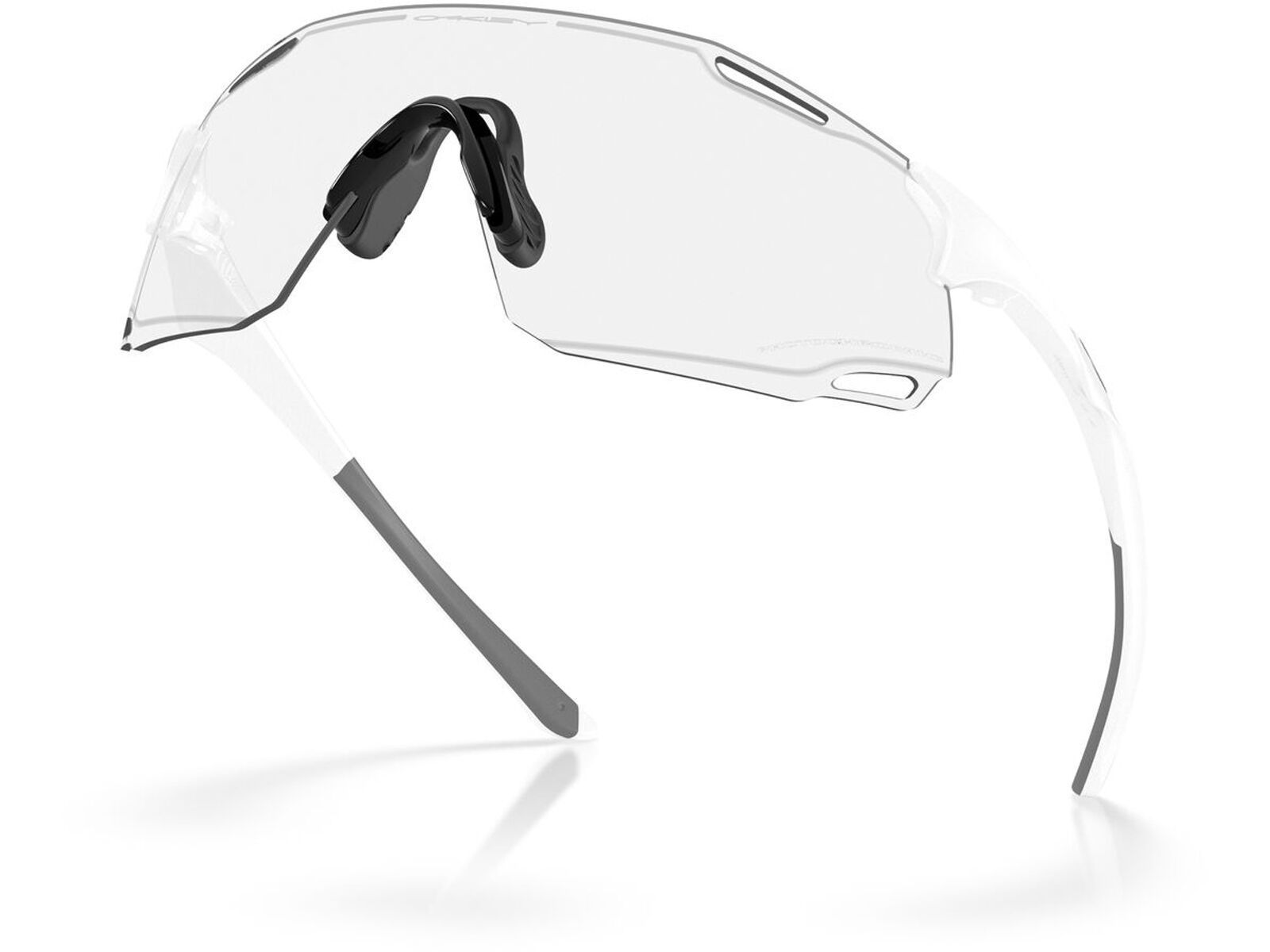 Oakley Cybr Dyno Cyber Collection, Clear To Black Iridium Photochromic  / matte white - Bild 3