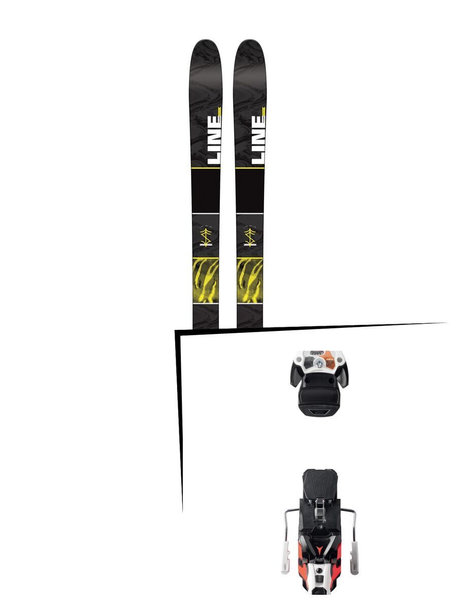 Set: Line Tigersnake 2016 + Atomic Warden MNC 13 90 mm, white/black - Skiset - Bild 1
