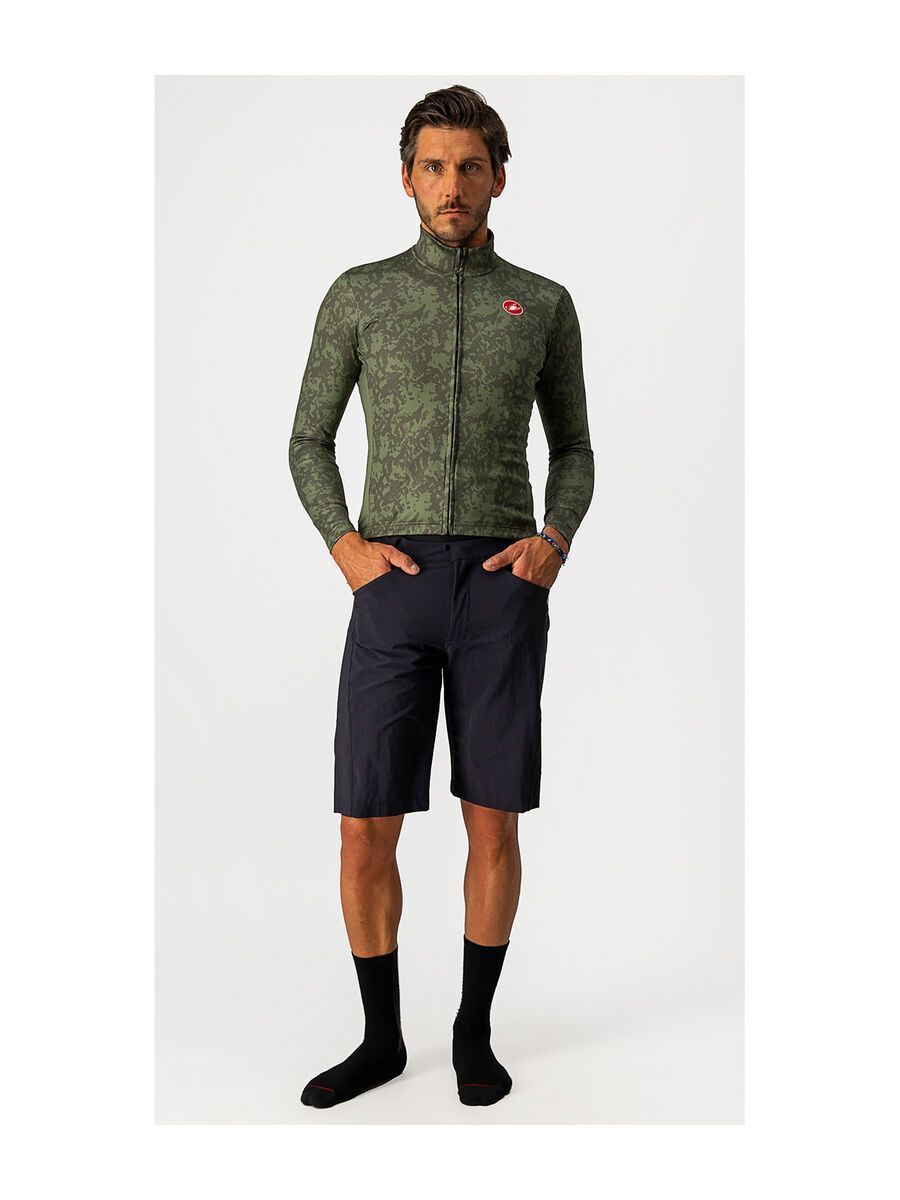 Castelli Unlimited Thermal Jersey, military green/light military - Bild 6