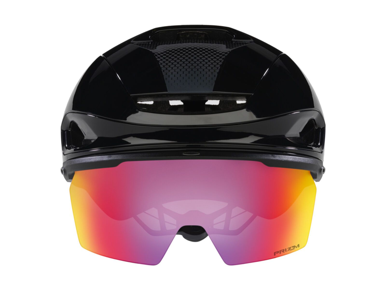 Oakley ARO7 Road I.C.E., black gloss ice reflective/prizm road - Bild 4