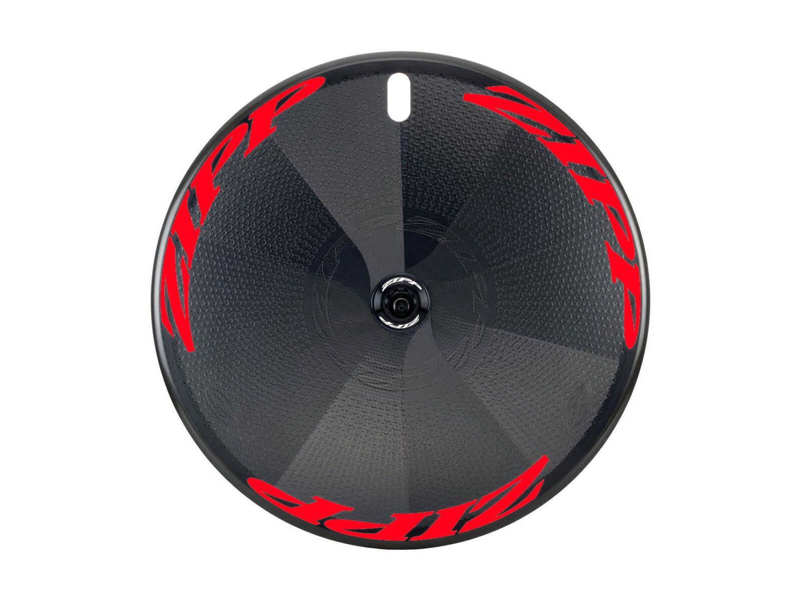 Zipp Super-9 Disc Tubular, schwarz/rot - Bild 1