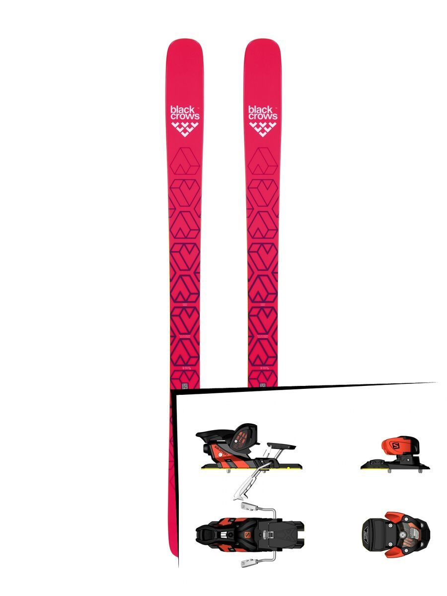 Set: Black Crows Camox Birdie 2019 + Salomon Warden MNC 13 white/black/orange - Bild 1