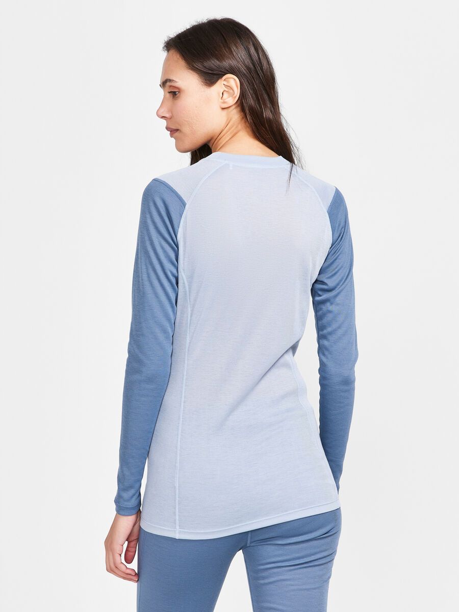Craft Core Warm Baselayer LS Tee W, flow-sulfur - Bild 3