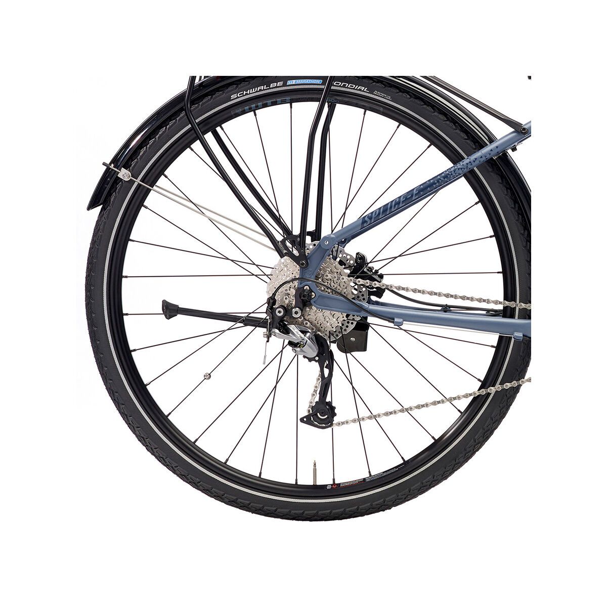 Kona Splice-E, matt midnight blue w/ dark blue & yellow decals - Bild 5