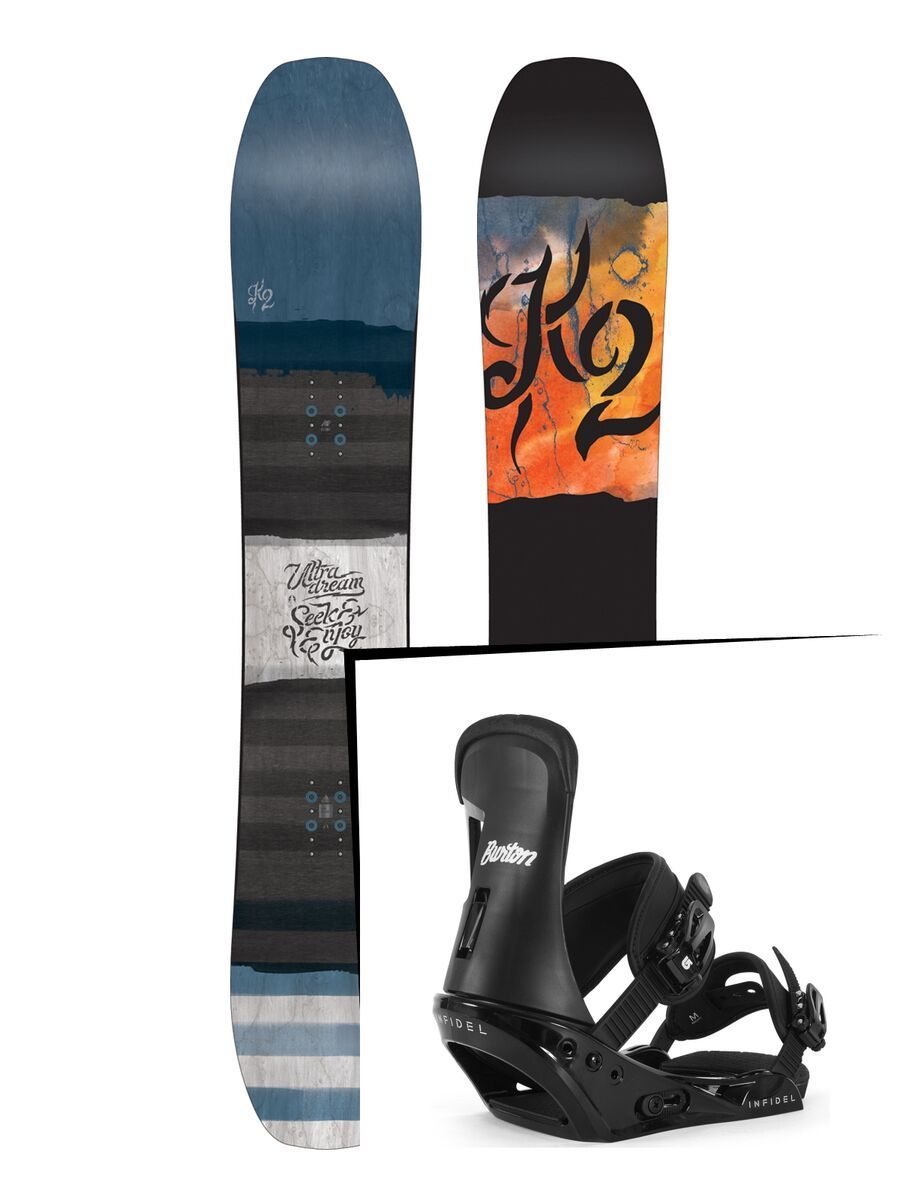 Set: K2 Ultra Dream 2017 + Burton Infidel Disc (1712816S) - Bild 1