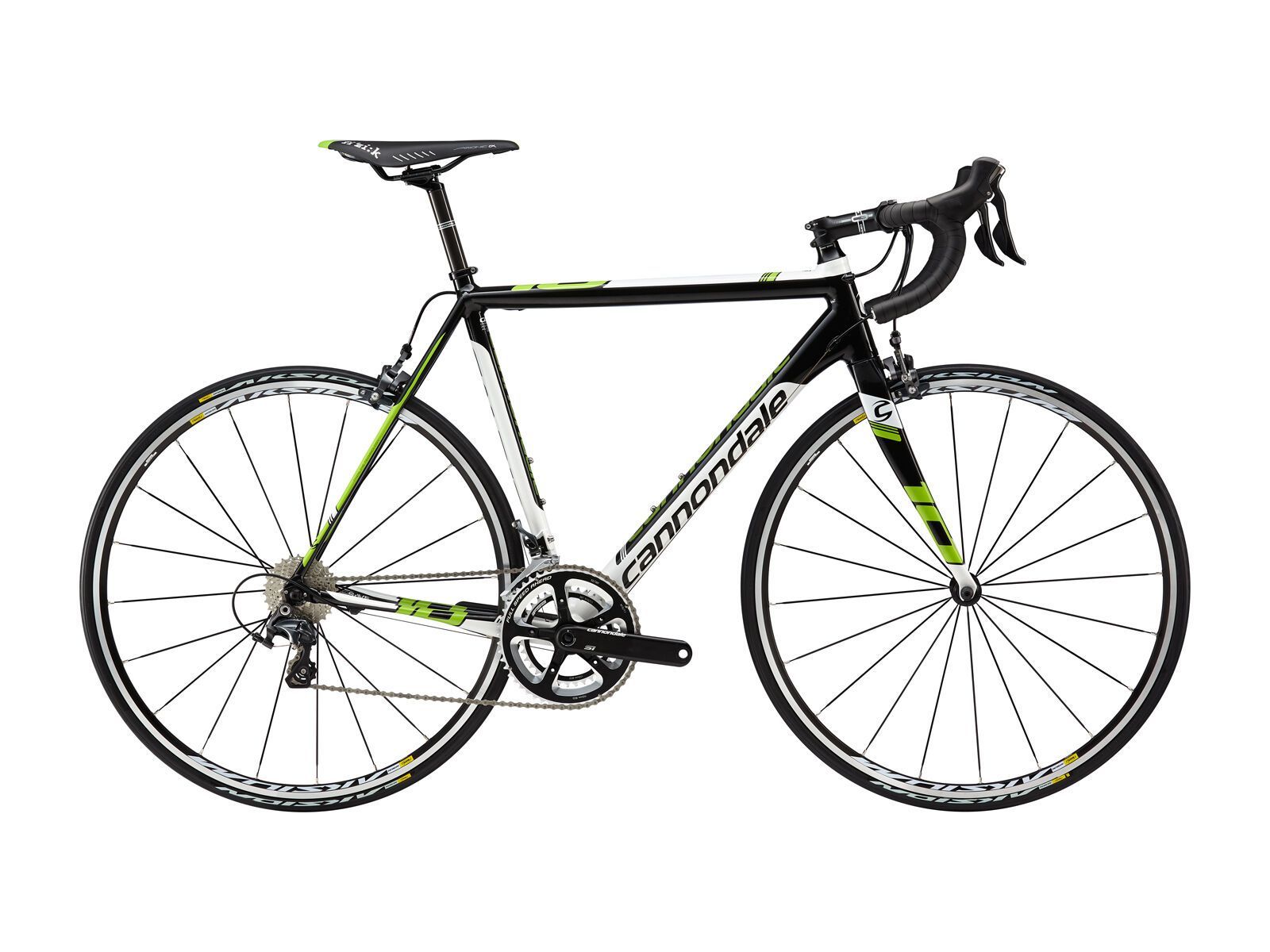 Cannondale CAAD10 3 Ultegra, jet black with berserker green and magnesium white, gloss - Bild 1