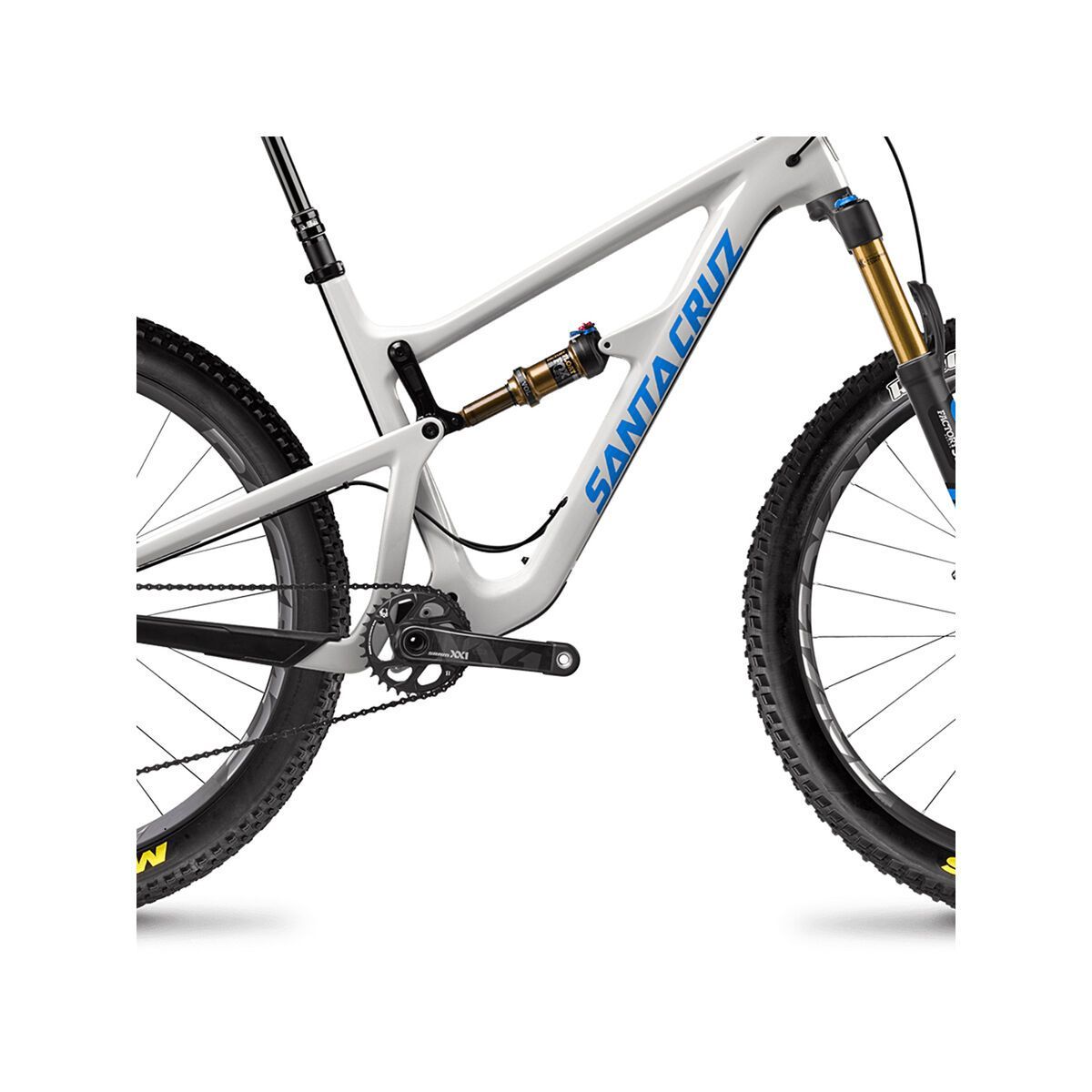 Santa Cruz Hightower CC XX1 27.5 Plus, gloss cannery grey and blue - Bild 4