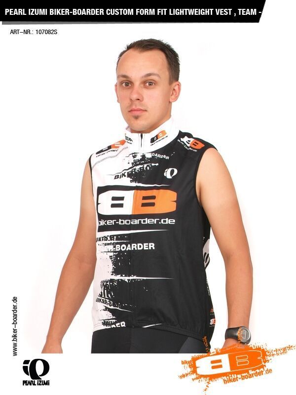 Pearl Izumi BIKER-BOARDER Custom Form Fit Lightweight Vest, Team - Bild 1