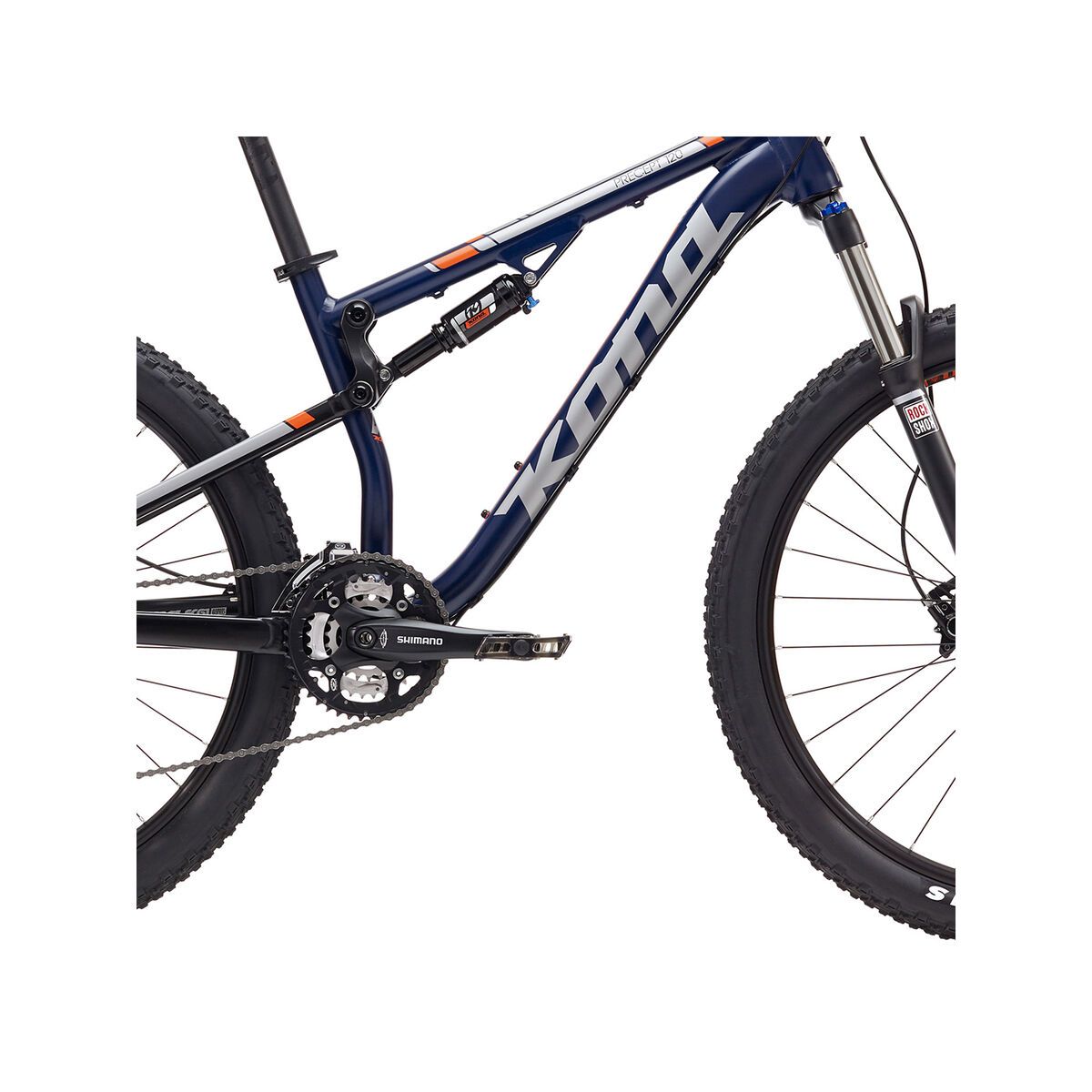 Kona Precept 120, matt navy/silver/orange - Bild 3