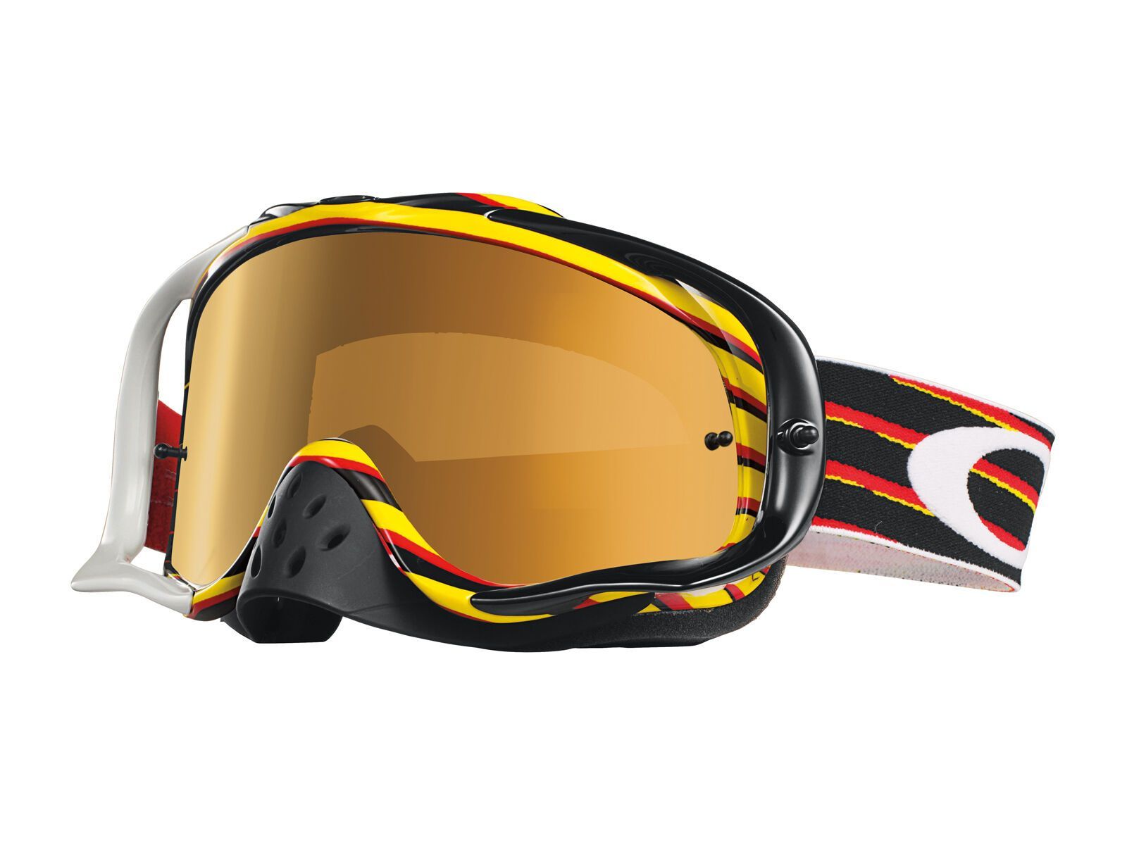 Oakley Crowbar MX, nemesis red/yellow/fire iridium & clear - Bild 1