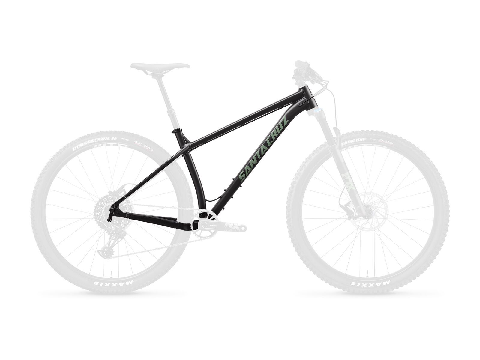 Santa Cruz Chameleon AL Frameset 29, gloss black and green - Bild 1