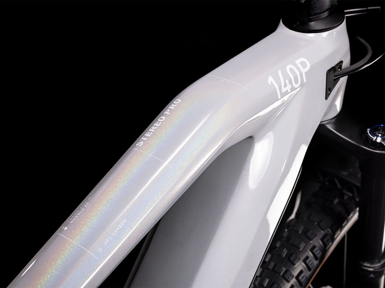 Cube Stereo Hybrid 140 HPC Pro 625 27.5, prismagrey´n´blue - Bild 2