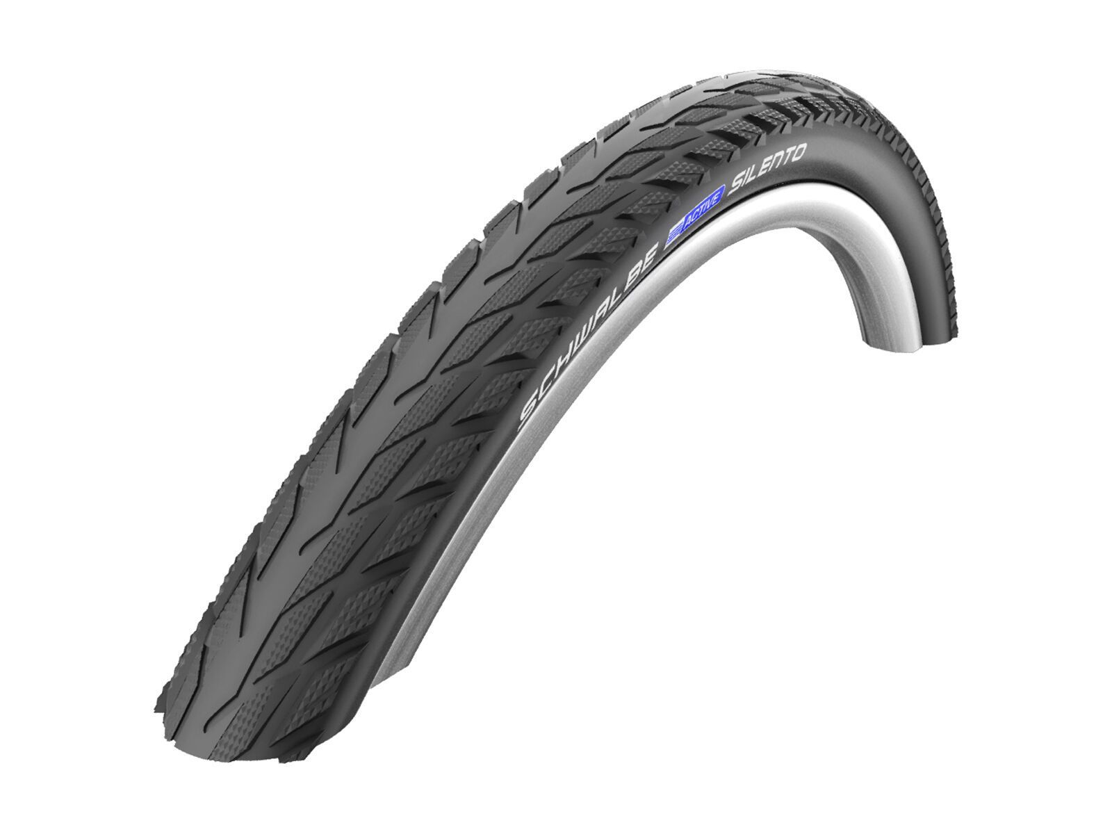 Schwalbe Silento Active, 26 Zoll, black-reflex - Bild 1