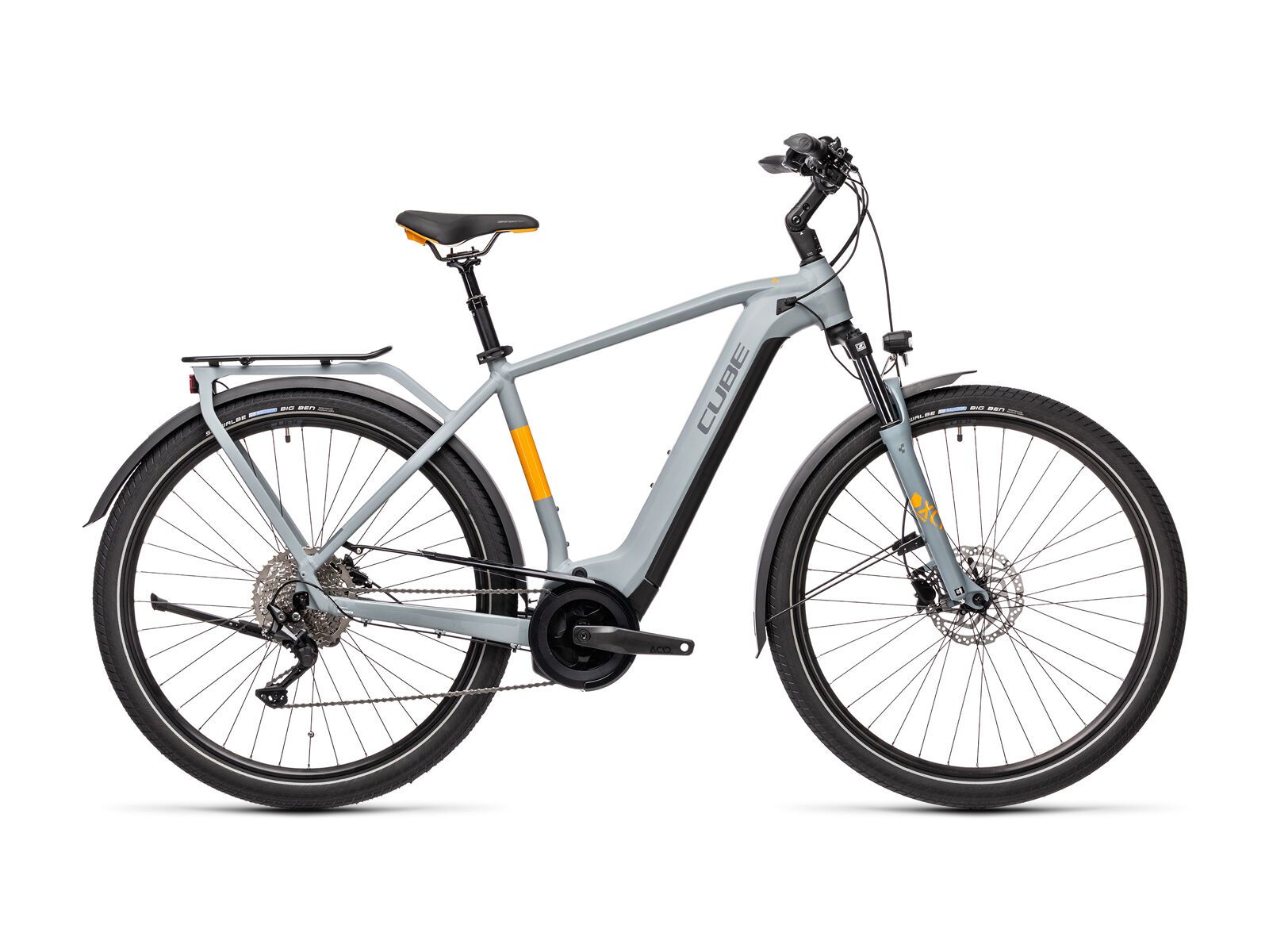 Cube Touring Hybrid Pro 625, grey´n´orange - Bild 1