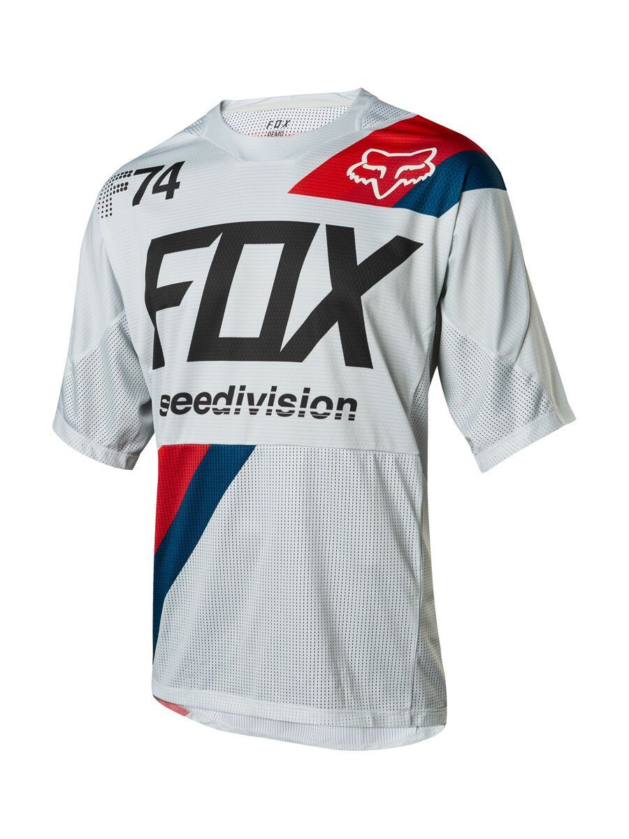 Fox Demo SS Drafter Jersey, cloud grey - Bild 1