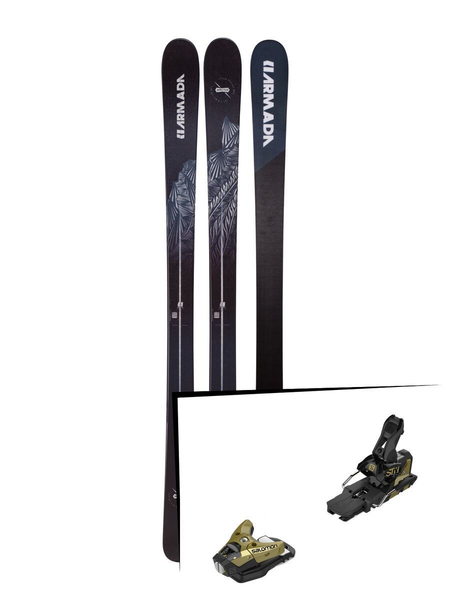 Set: Armada Invictus 89 Ti 2019 + Salomon STH2 WTR 16 gold/black - Bild 1
