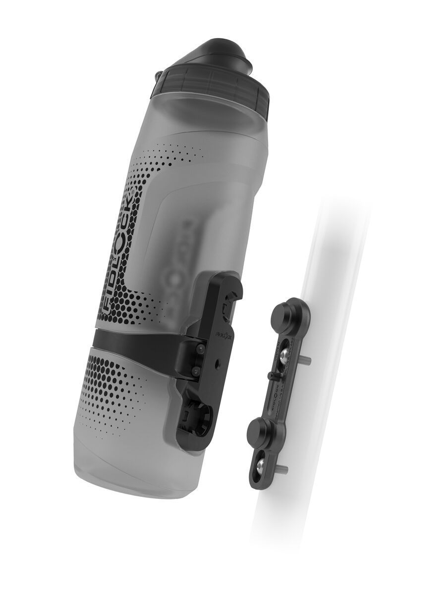 Fidlock Twist Bottle 800 + Bike Base, transparent black - Bild 1