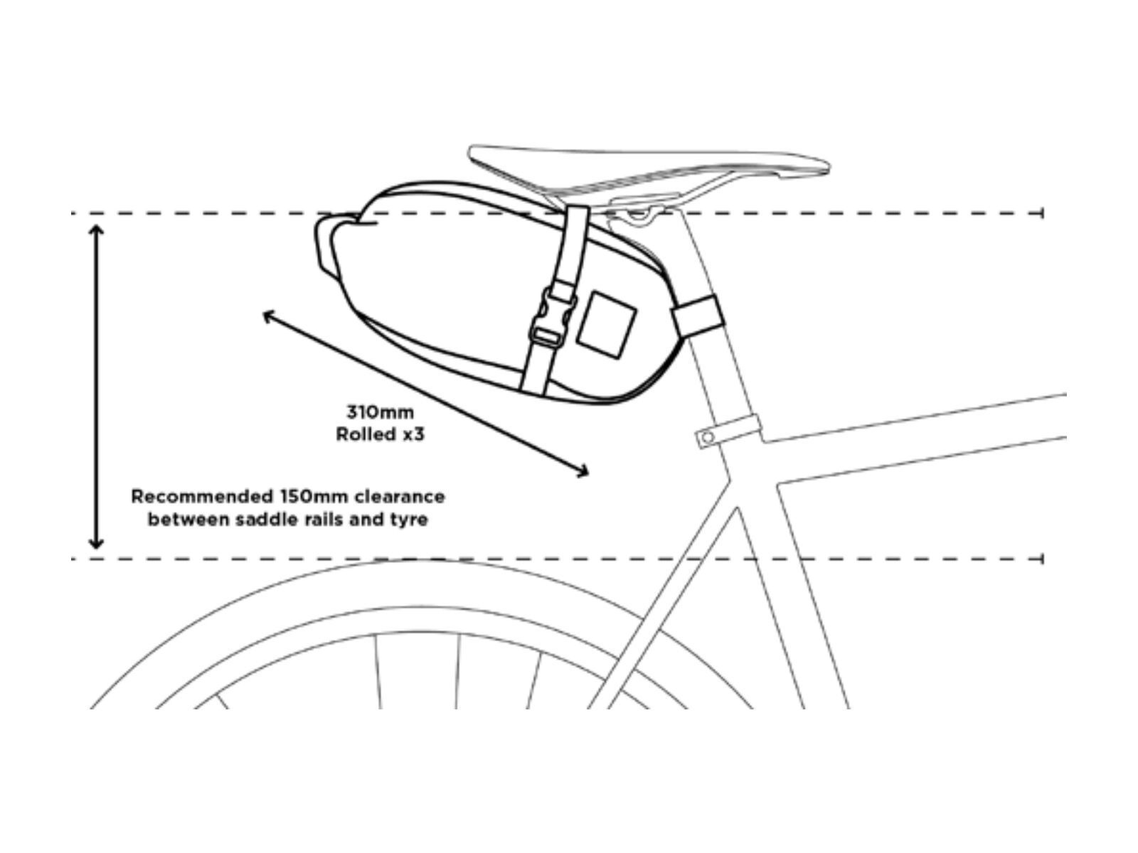 Restrap Saddle Pack - 4.5 L, black - Bild 3