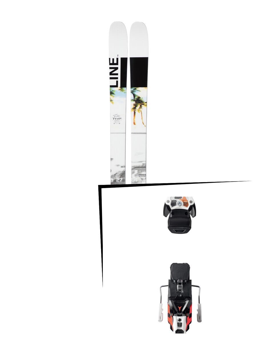 Set: Line Tom Wallisch Pro 2019 + Atomic Warden MNC 13 white/black/orange - Bild 1