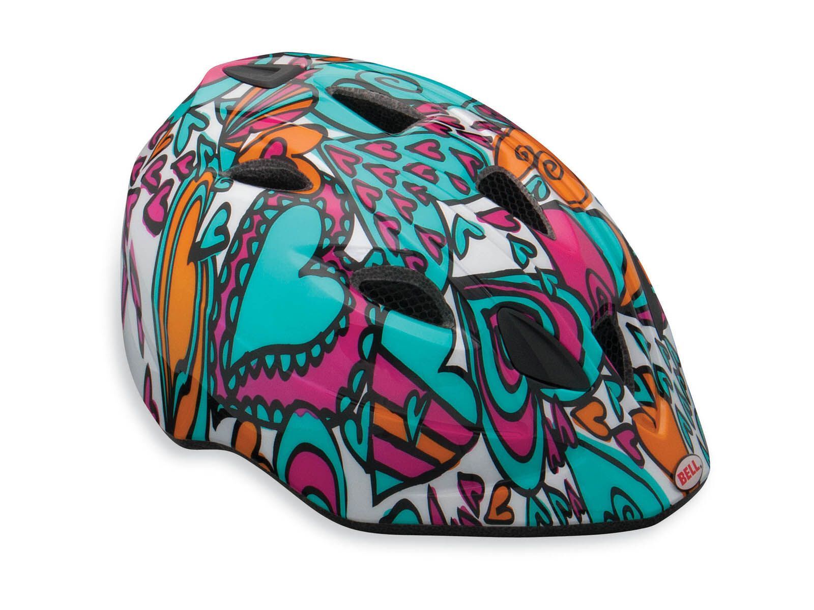 Bell Tater, teal/magenta hearts - Bild 1