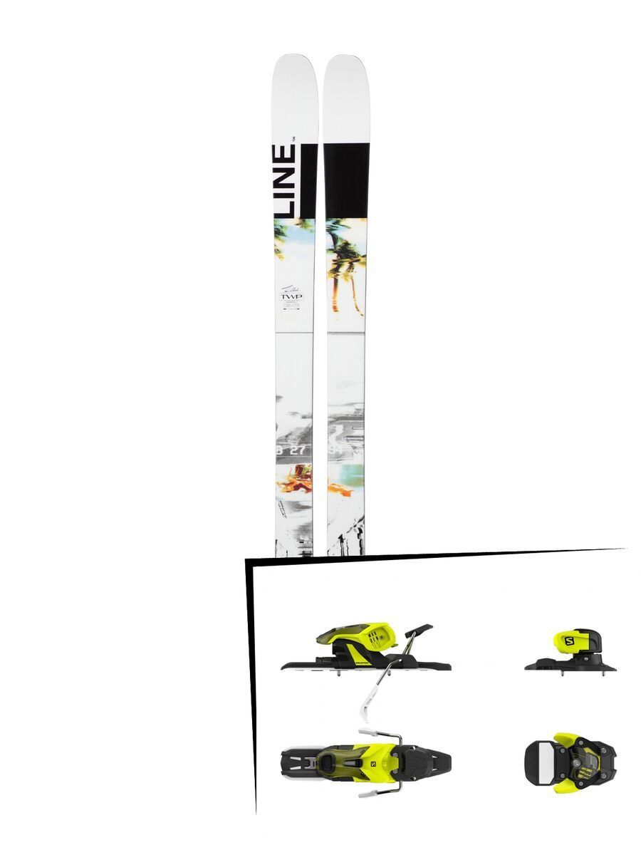Set: Line Tom Wallisch Pro 2019 + Salomon Warden 11 yellow/black - Bild 1
