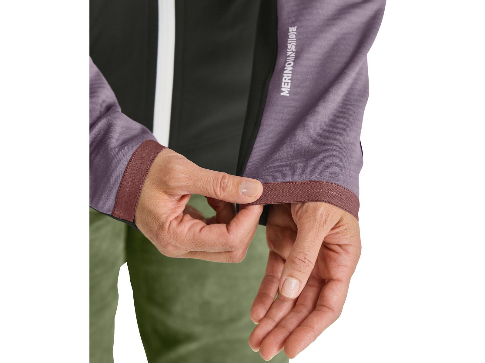 Ortovox Merino Fleece Rib Hoody W, wild berry - Bild 7