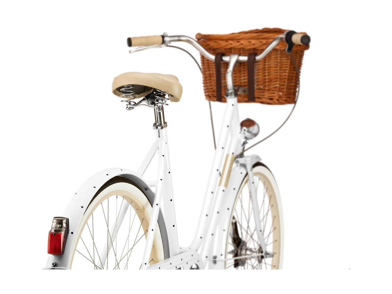 Creme Cycles Molly Chic, white w/ dots - Bild 4