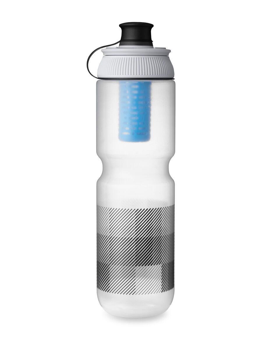 Hydrapak Breakaway+ 880 ml, charcoal/silver/blue - Bild 1