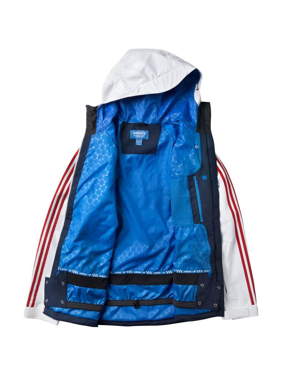 Adidas 3 Stripe Jacket, Collegiate Navy/White - Bild 3