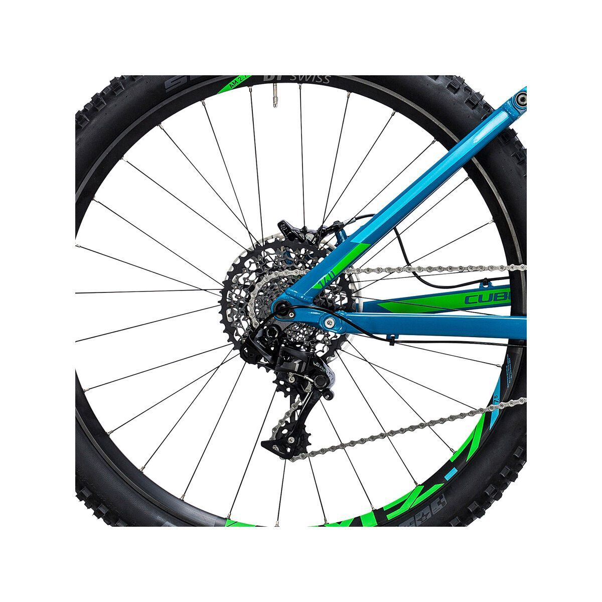 Cube Stereo 140 HPA SL 27.5, blue´n´green - Bild 4