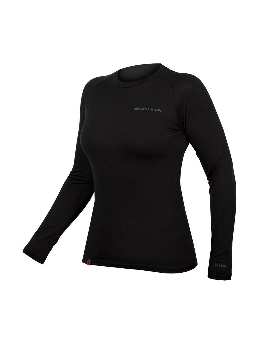 Endura Damen BaaBaa Blend Baselayer (Langarm), schwarz - Bild 1