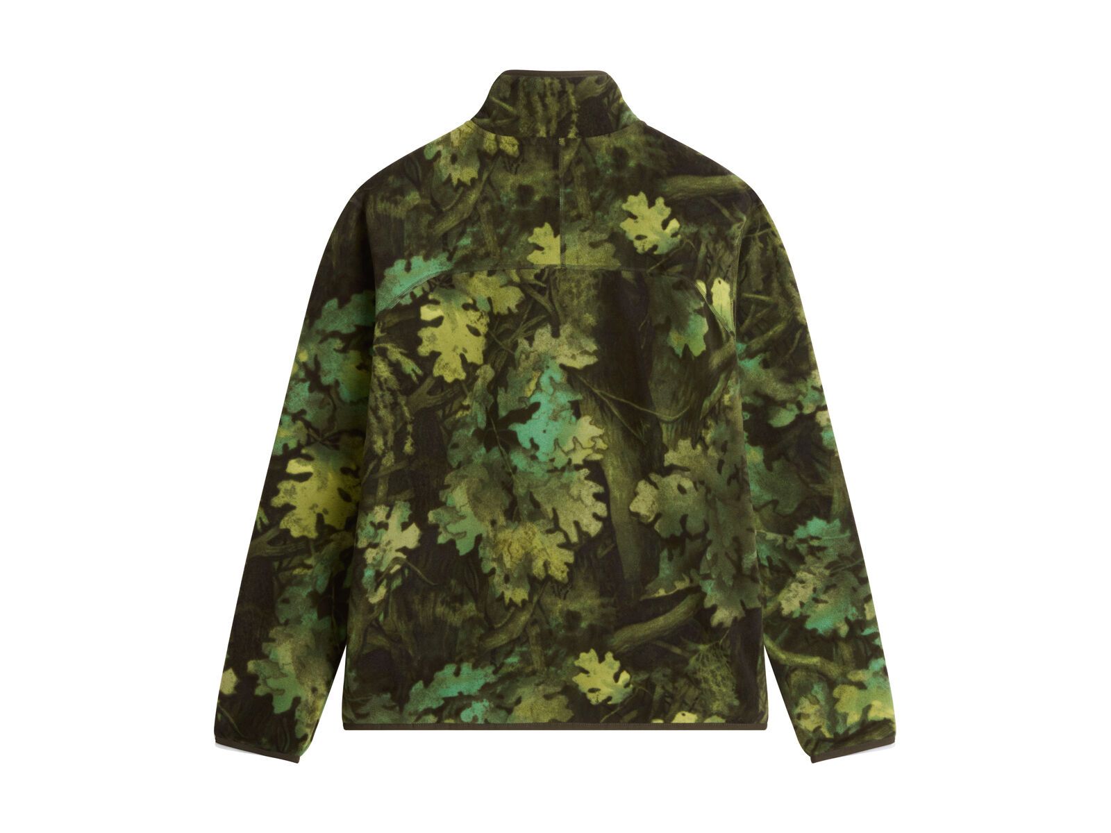 The North Face M Novelty Logo Glacier 1/4 Zip Print, new taupe green yosemit - Bild 2