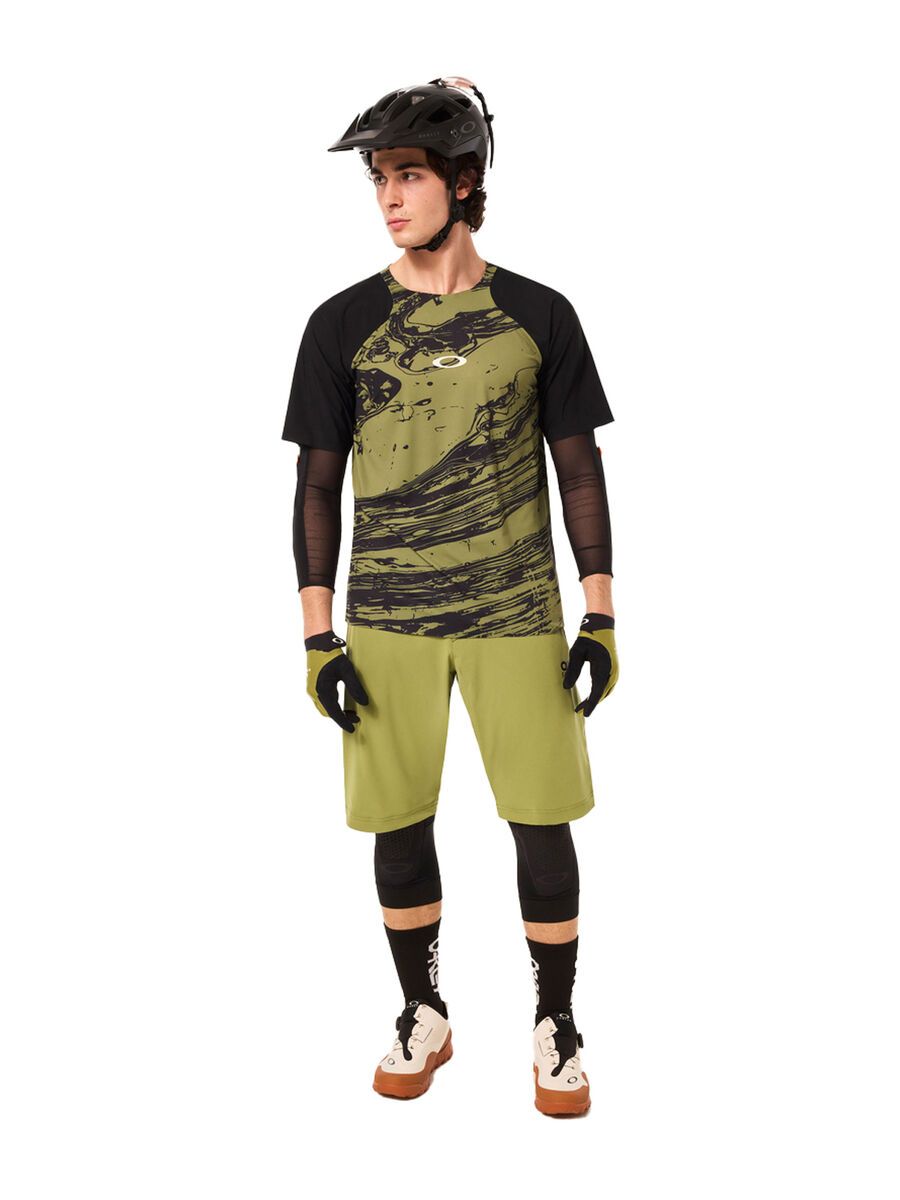 Oakley Seeker Airline SS Jersey, duality swirl green/black - Bild 10