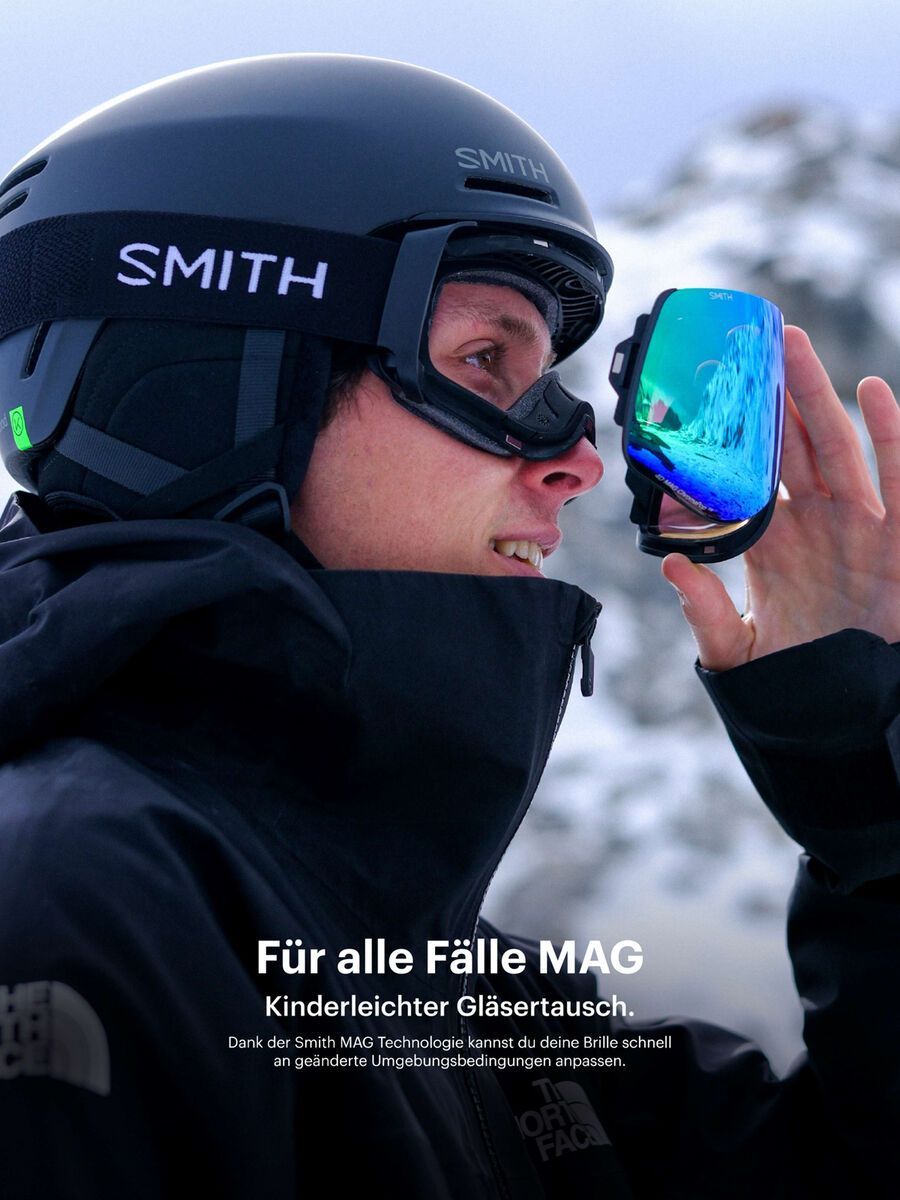 Smith 4D Mag S, ChromaPop Sun Black Gold Mirror / malachite - Bild 10