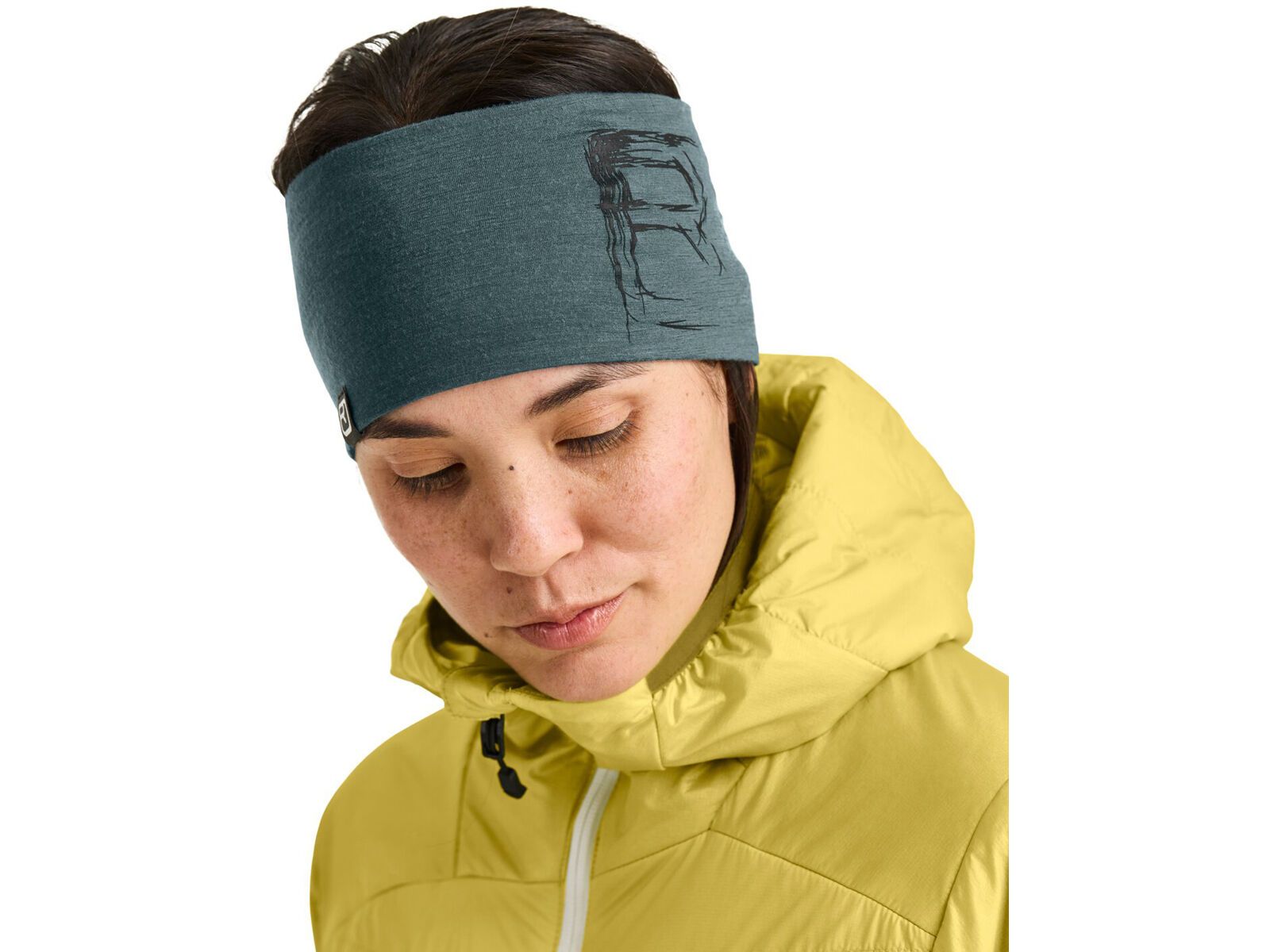 Ortovox 120 Merino Tec Logo Headband, dark arctic grey - Bild 2
