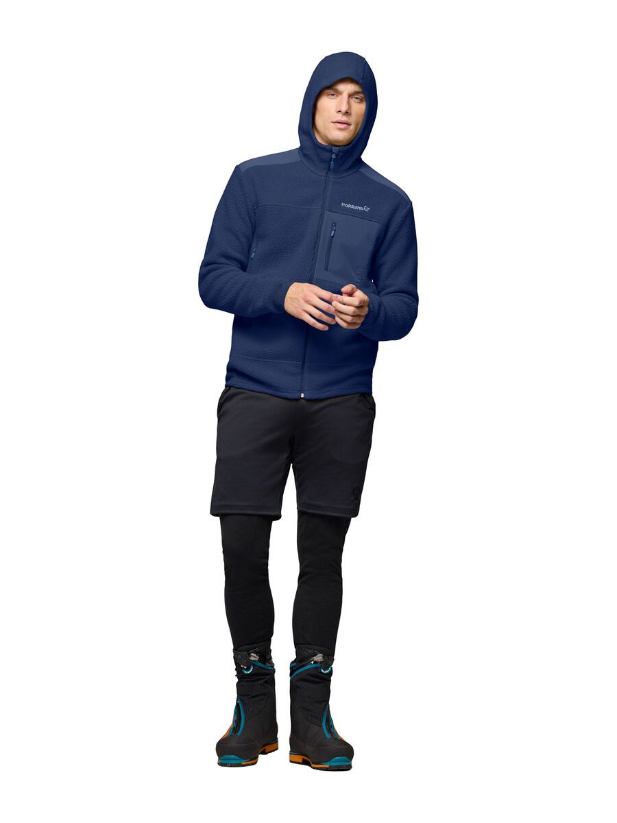 Norrona trollveggen warm3 Zip Hood M's, indigo night - Bild 7