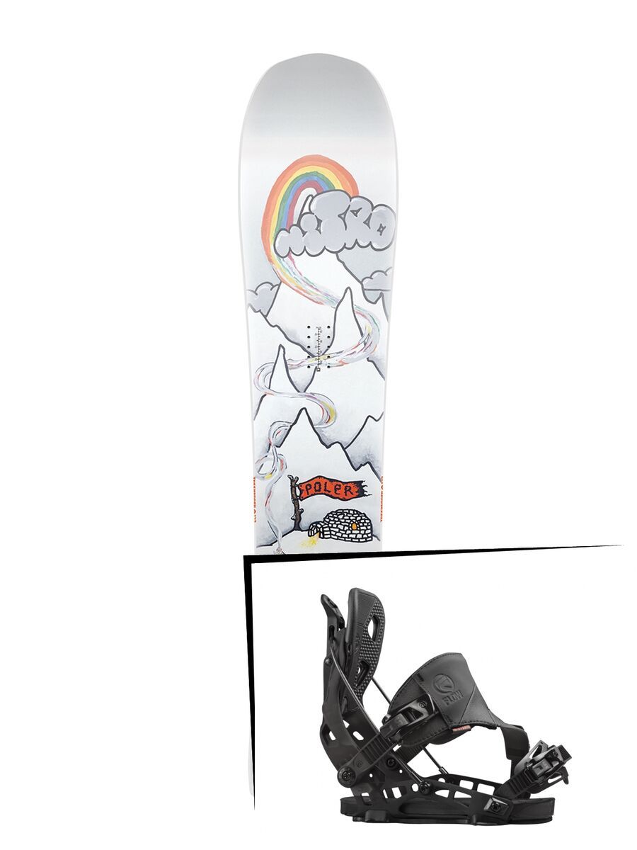 Set: Nitro Quiver Treehugger 2017 + Flow NX2 Hybrid (1513124S) - Bild 1