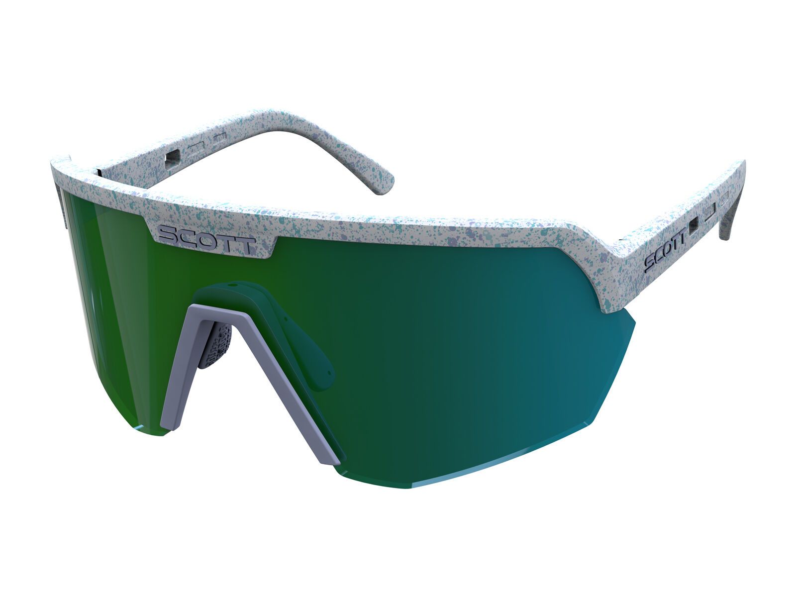Scott Sport Shield, Green Chrome / terrazzo white - Bild 1