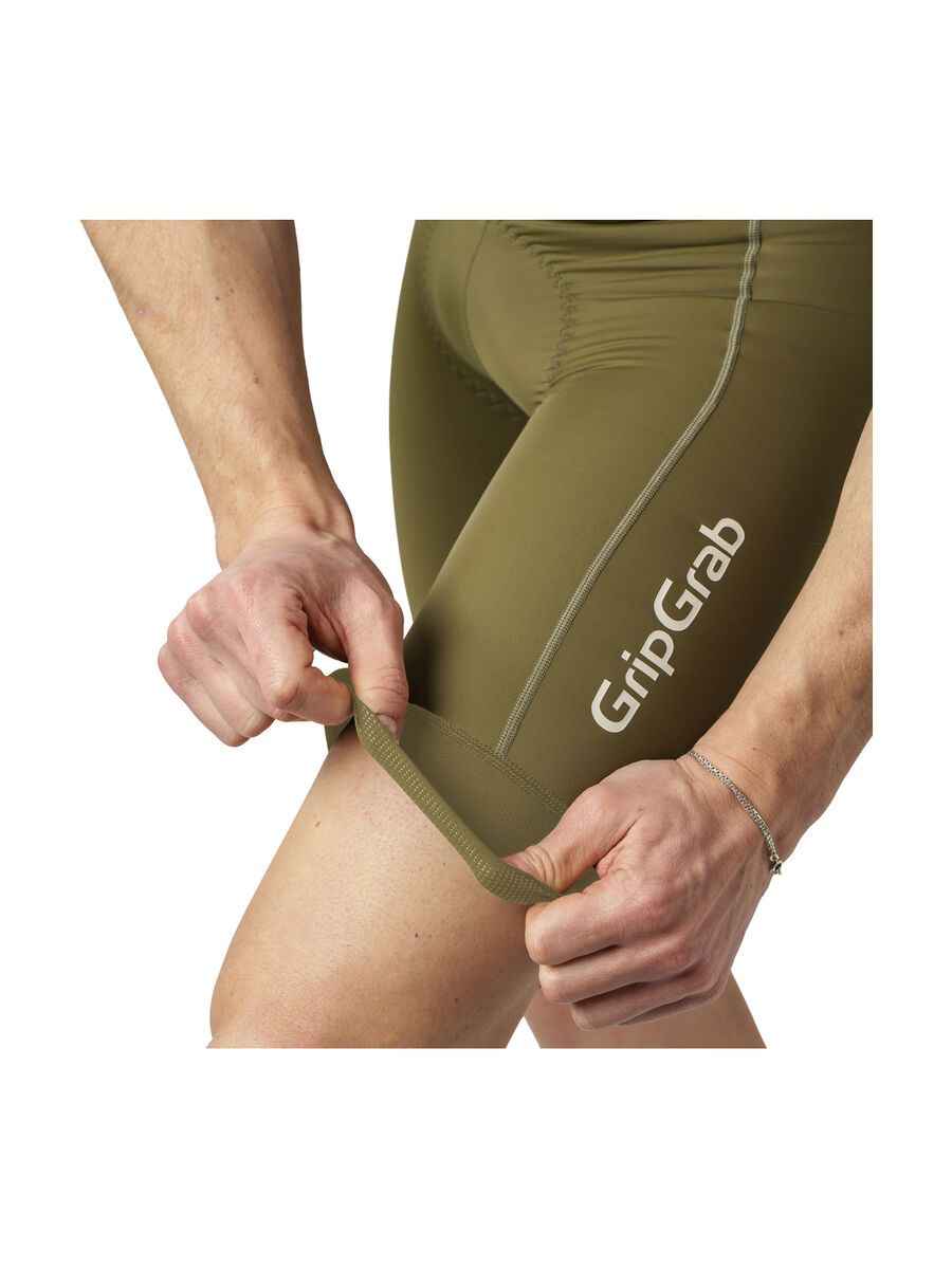 GripGrab PACR Bib Shorts, olive green - Bild 6