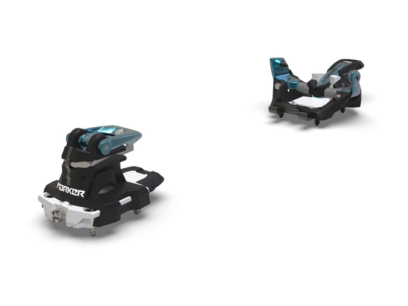 Marker Alpinist 8 ohne Bremse, black/turquoise - Bild 5