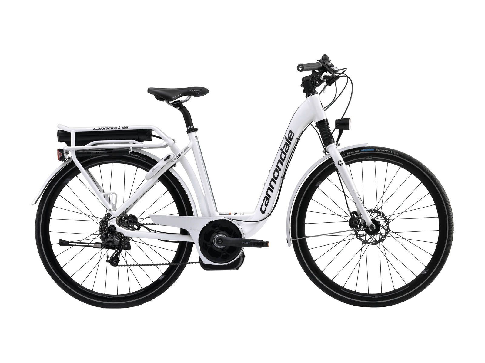 Cannondale E-Series 1 Headshok Step Trough 300Wh., magnesium white gloss - Bild 1