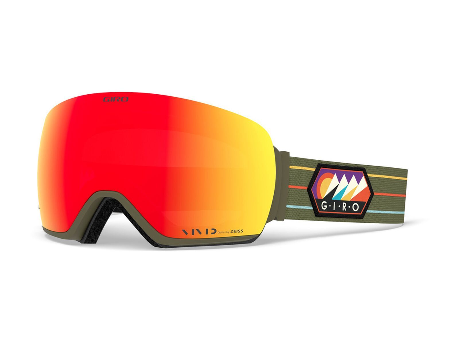 Giro Article inkl. WS, camp out/Lens: vivid ember - Bild 1