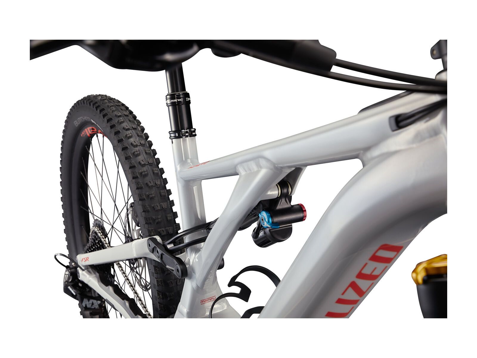 Specialized Turbo Kenevo Comp 6Fattie, grey/rocket red - Bild 5